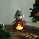thumbnail image 1 of Peluche de pingüino LED navideño con luz, juguete decorativo, regalo de Navidad para niños pequeños, niños y niñas, color gris, 1 of 5