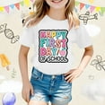 thumbnail image 2 of LEKDFST Kindergarten Graphic Tees for Kids Girls Boys Back to School T Shirt Watch Out Kindergarten Here I Come Graphic Tops White 6-7 Years, 2 of 4
