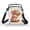 Calf Bow Pattern Design, variant on Zipper Closed Small Crossbody Purse, Polyester Adjustable Shoulder Strap Crossbody Bag for Men, Women, American Flag Horse Pattern