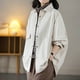 thumbnail image 1 of Chaquetas y abrigos casuales sin capucha de manga larga, chaqueta holgada, holgada, informal, versátil, cortavientos, camisa de manga larga, blusa para mujer, 1 of 6