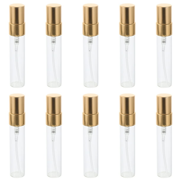 10pcs vidrio botellas vacías viajes dispensador de líquidos de viaje Botellas de almacenamiento de perfumes