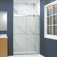 thumbnail image 3 of Transolid Fbpt487008c-T 70" High X 47" Wide Bypass Frameless Shower Door - Brushed, 3 of 7