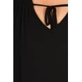 thumbnail image 6 of Plus Size Solid Top With A Necktie, Pleated Detail, And Flutter Sleeves 3XL, 6 of 6