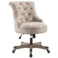 thumbnail image 1 of Urbanpro Transitional Wood Upholstered Office Chair in Fern Beige, 1 of 9