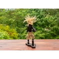 thumbnail image 2 of Handmade Wooden Primitive Tribal Kneeling Archer Funny Statue Sculpture Tiki Bar Handcrafted Unique Gift Art Home Decor Figurine Archery Hand Carved, 2 of 5