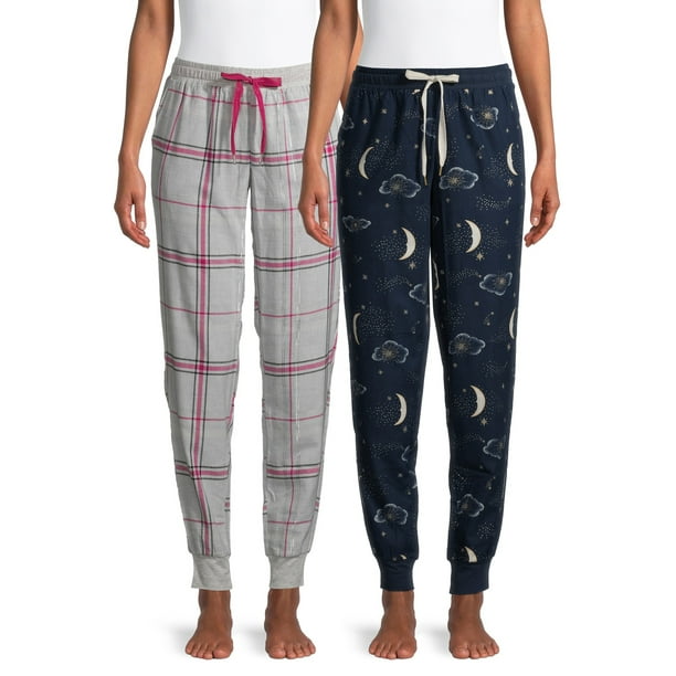 red flannel joggers