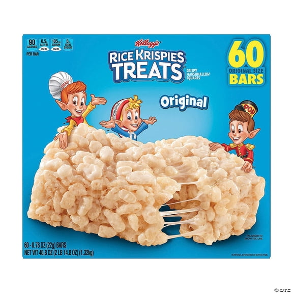 KELLOGG'S Original Rice FEV6 Krispies Treats | Snack Bars | 60 Ct | 1 Pc.