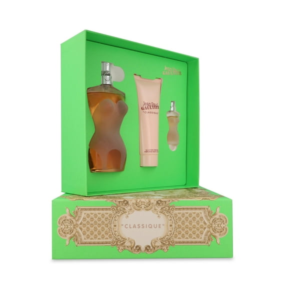 Z4 SET JEAN PAUL GAULTIER CLASSIQUE 3PZS 100ML EDT SPRAY/ BODY LOTION 75ML/ 6ML EDT