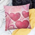 thumbnail image 2 of BANET Pillow Sham, Valentines Day Themed Floral Arrangement , Decorative Standard King Size Printed Pillowcase White, 2 of 5