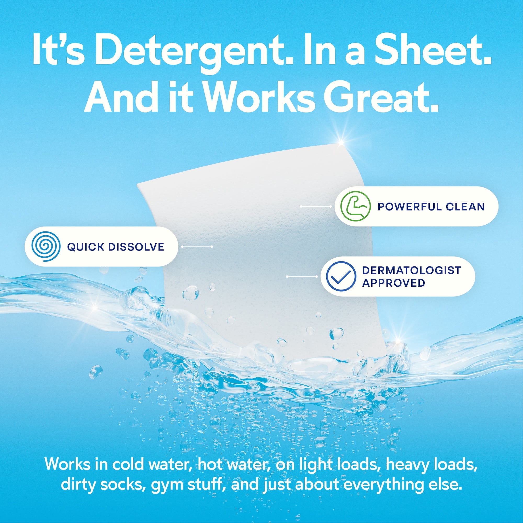 (4 Pack) Earth Breeze Laundry Detergent Sheets, Fresh Scent, Eco Friendly, 14 Count, 28 Loads