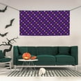 thumbnail image 2 of Zufioo Purple Mardi Gras Print Holiday Banners, Party Banners, Hanging Flags, Bar Shopping Mall Garden Wall Decorations, Holiday Decoration Supplies-Small, 2 of 6