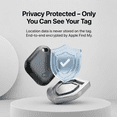 thumbnail image 4 of Air Tracker Tags(iOS Only) - Bluetooth Tracker Compatible with Apple Find My App, Item Finder Smart Tag for Keys, Luggage, for Keys, Luggage[Apple MFi Certified], 4 of 6