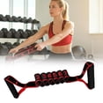 thumbnail image 2 of Yoga Stretching Strap with Numbered Loops & Non-Slip Handles, 8-Section Resistance Band for Flexibility, Dance, Gymnastics & Home Workout, 2 of 7