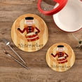thumbnail image 2 of SKYSONIC Happy Christmas Nutcracker Pot Holders Trivets, 2 Pcs Heat Resistant Trivets,Drum Leaves Cotton Thread Weave Mats for Hot Pads Pans Pot Bowl Teapot for Kitchen Decor, 2 of 7