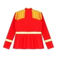 thumbnail image 2 of TiaoBug Kids Boys Circus Ringmaster Costume Tassel Red Jacket Halloween Tailcoat, 2 of 7
