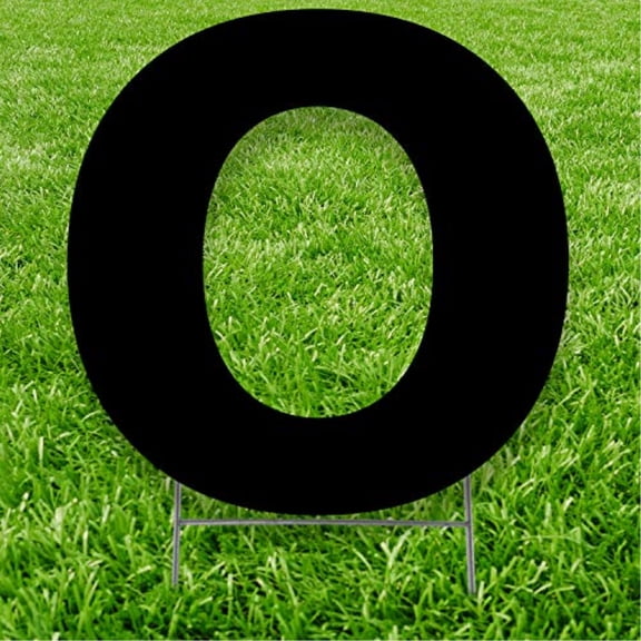 Black Letter O 20 inches tall