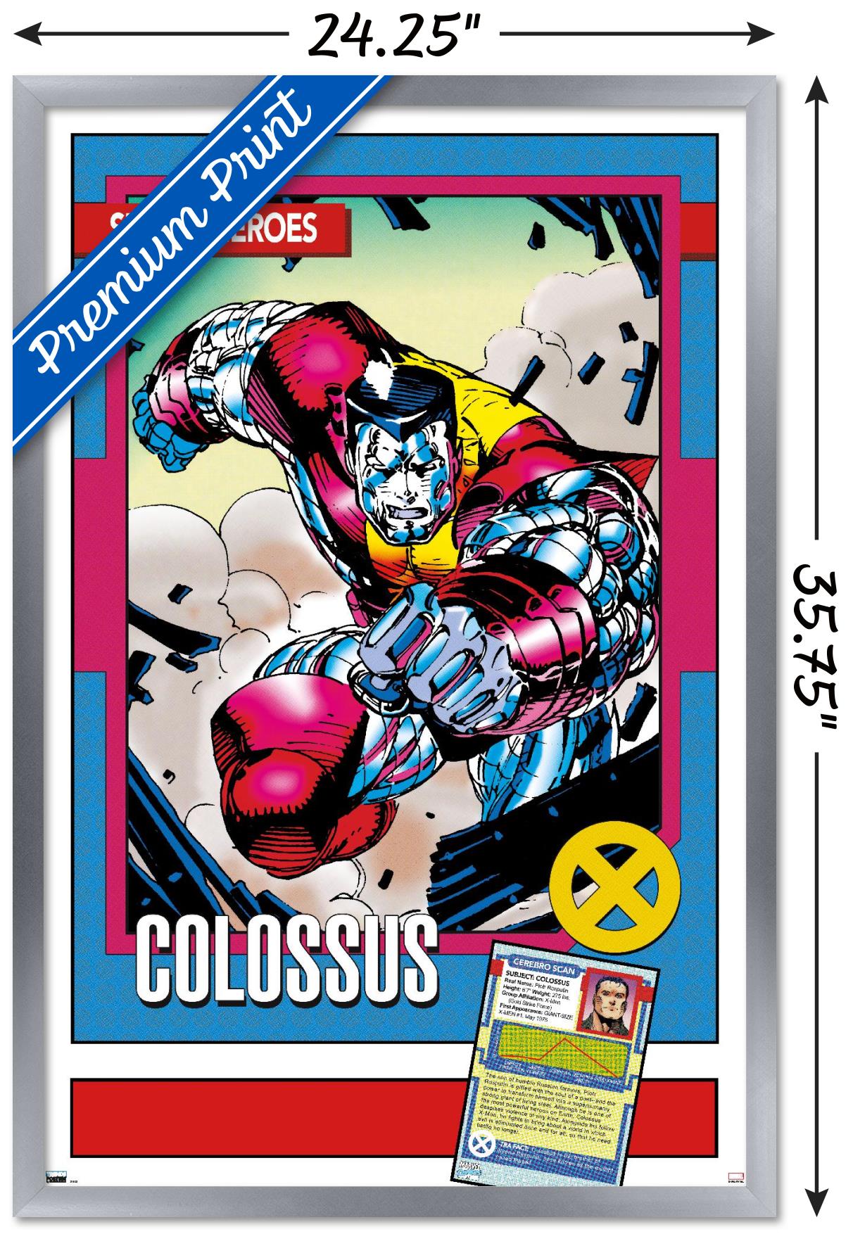 Marvel Trading Cards - Colossus Wall Poster, 22.375" x 34" Framed