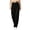 Black, variant on Dagugfen Athletic Pants for Women Loose Fitted Elastic Waist Stretchy Breathable Full Length Gym Workout Pants(XL,White)