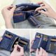 thumbnail image 4 of Womens Small Bifold Leather Wallets Rfid Ladies Wristlet with Card Slots Id Window Zipper Coin Purse(Royal Blue), 4 of 4