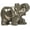 Pyrite, variant on Angelstones Gemstone Elephant Pyrite Healing Crystal Animal Totem Spirit Stone Figurine 2 inch