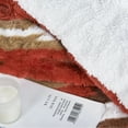thumbnail image 6 of Home Soft Things Southwest faux fur blanket - Brick Red - 90x96'', 6 of 6