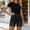 Black, variant on Jean Shorts for Women High Waisted Trendy Stretchy Denim Shorts 5 Inch Inseam Slim Fit Summer Casual Jorts with Pockets