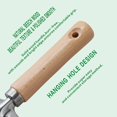 thumbnail image 3 of Juego de herramientas de jardín - Juego de herramientas manuales de jardín de 4 piezas resistentes con mango de madera, juego de trabajo de jardinería de calidad con cabeza de acero inoxidable, regalo de jardín perfecto para mujeres, hombres Vhermosa Herramientas Manuales, 3 of 8