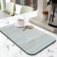thumbnail image 2 of Floral Kitchen Mat for Coffee Drying - Rustic Wood Design, 19.5x12in - Adds Vintage Style to Kitchen Counters, 2 of 7