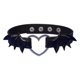 thumbnail image 2 of Gargantilla Collares PU Cuero Gótico Harajuku Estilo Disfraz Accesorio Punk negro jinwen Collar Gargantilla, 2 of 8