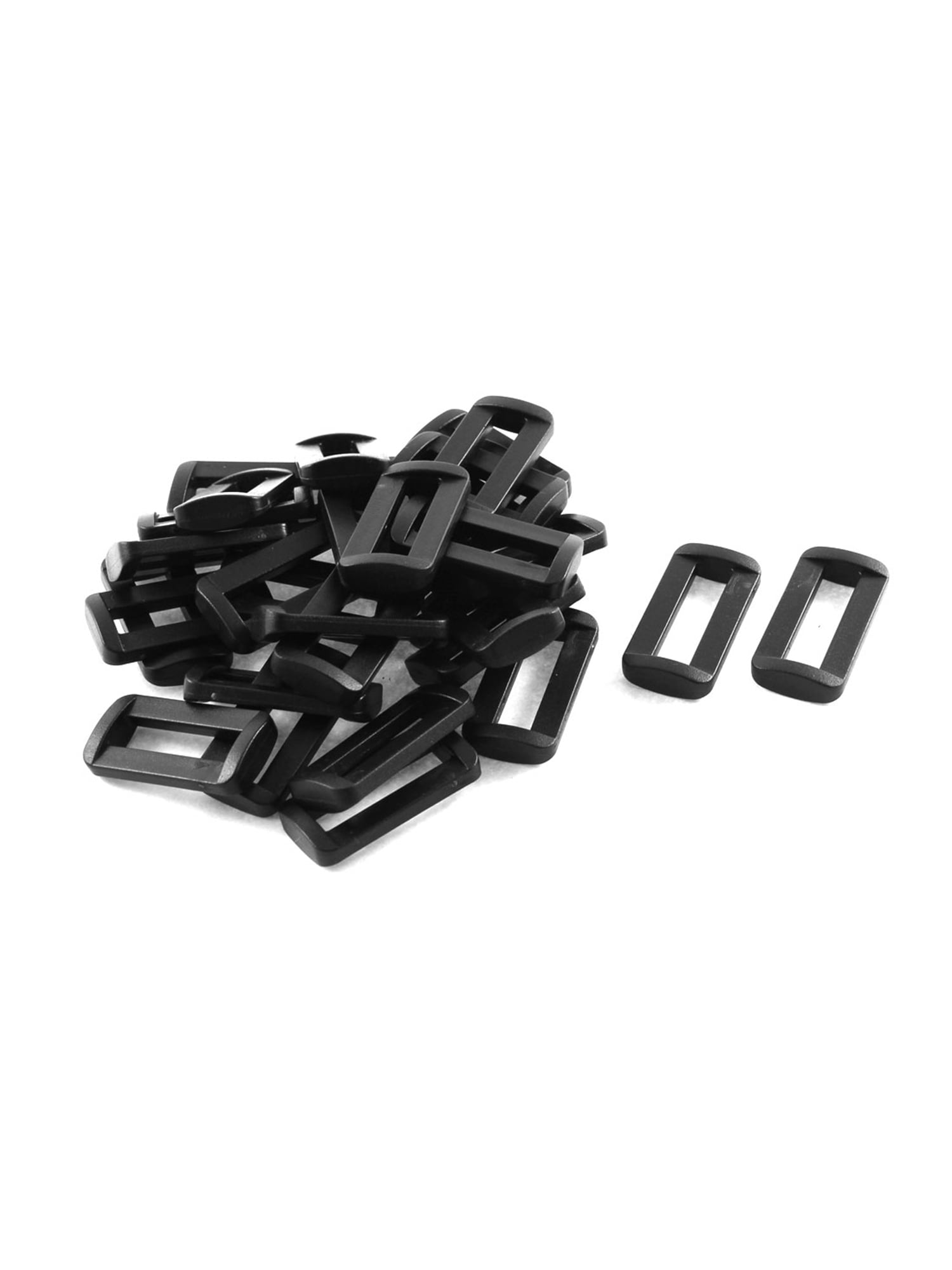 30pcs Black Plastic Bar Slides Buckles for 25mm bing Strap Walmart