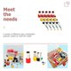 thumbnail image 3 of 40 Pcs Metamucil Cookies Metal Clay Cutters Clay Earring Cutters Clay Modeling Tools Stainless Pottery Cutter, 3 of 3
