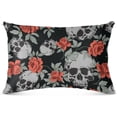 thumbnail image 2 of GZHJMY Skull Standard Pillowcase Super Soft Cozy Plush Pillow Case with Zipper for Sofa Bed Couch, 20 x 26 Inch, 2 of 7