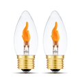 thumbnail image 1 of Bombillas LED parpadeantes Sunaiony con efecto de llama E26, 1 W, 1800 K, 1 of 6