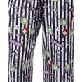 thumbnail image 3 of Beetlejuice Movie Women's Halloween Chibi Tossed Print Sleep Pajama Pants For Adults, 3 of 7