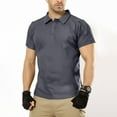 thumbnail image 2 of VBTAPA Mens Polos Shirt Short Sleeve Sports Hiking T-Shirt Athletic Golf Polos Daily Casual Stylish Collared Shirts for Men Gray S, 2 of 8