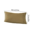thumbnail image 3 of Zhourta Envelope Pillowcase Solid Color Pouch Brushed Fabric Pillowcase Super Soft Medium Size Breathable Skin Friendly Pillow Cover 20x26Inch, 3 of 6