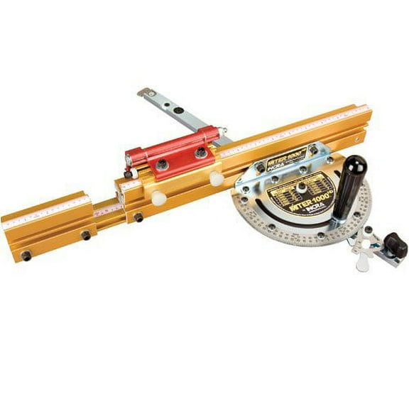 INCRA Miter1000/HD Miter Gauge, Telescoping Fence & Flip Shop Stop - METRIC