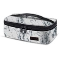 thumbnail image 1 of Shiyou-petit Sac à Lunch Isolé pour Femmes Hommes Mini Sac à Lunch pour Boîte Bento Plat Boîte à Lunch Conteneurs de Nourriture Portable Sacs Isothermes Réutilisables Sac à Collation Loncheras para Mujer Marbre Blanc, 1 of 4