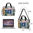 thumbnail image 3 of FORMRS 16" Laptop Sleeve Bag Carrying Case with Handle Travel Shoulder Briefcase, Colorful Seaside, 3 of 8
