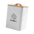 thumbnail image 4 of veasfak Cookie Jar Baking Storage Box Food Storage Container for Flour Coffee Pantry White, 4 of 9