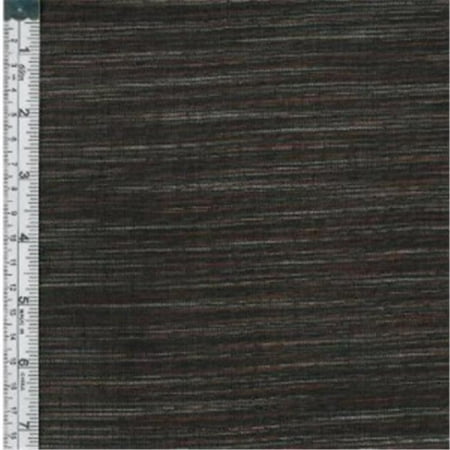 Textile Creations WR-24 Winding Ridge Fabric, Black And Red Weft Ikat, 15 yd.