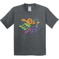 thumbnail image 3 of Inktastic Music Notes Musical Youth T-Shirt, 3 of 5