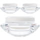 thumbnail image 3 of 3 botellas de crema facial, frascos transparentes para cosméticos, botellas vacías para almacenar cosméticos (3 g), 3 of 6