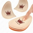 thumbnail image 5 of 1/2/5pairs Women Non-slip Crown Forefoot Pads Pain Relief Insert Half Size Insoles Cushions Anti-pain Orthopedic Half Paddings, 5 of 6