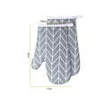 thumbnail image 2 of Oven Mitts, 2 Pack 10.24" X 5.12" Cotton Oven Mitt Pot Holders, Non-Slip Heat Resistant Oven Mits Kitchen Gloves Potholders for Cooking Baking Grilling (Grey), 2 of 7