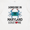 thumbnail image 4 of Inktastic Someone in Maryland Loves Me Crab Boys or Girls Baby T-Shirt, 4 of 5