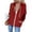Red, variant on Plus Size Zip Up Women Hoodies Casual Hooded Slim Zipper Fleece Sweater Coat on Clearance