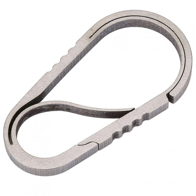 Carabiner Keychain, Carabiner Light Heavy Duty Unibody Design TC4 Alloy For Camping For Hiking For Travelling