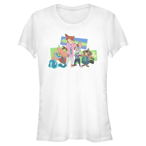 Juniors Zootopia 2 Judy Hopps and Friends T Shirt
