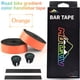thumbnail image 3 of Bike Handlebar Wraps antideslizante Elástico Bicycle Cinta autoadhesiva Ligero Ligero Ciclismo Protección Cinturón Naranja 2 piezas / Caja Eigraketly OD003396-03B, 3 of 7